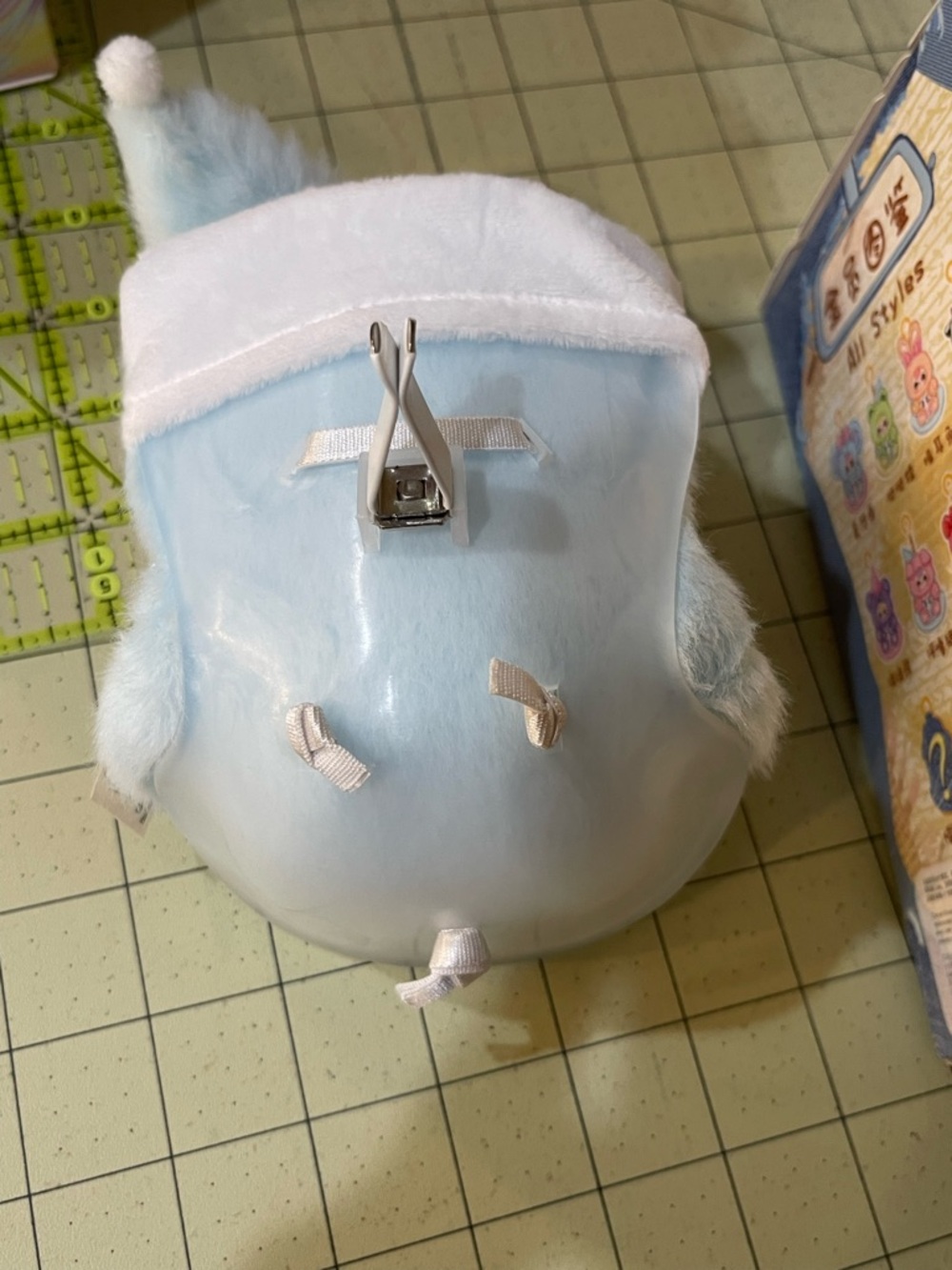 Super Cute!! Baby Three Pink Plush Vehicle-Mounted Baby Doll with Bottle - Picture 3 of 7